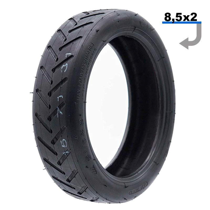 1. Anvelopa tubeless trotineta electrica 8.5×2
