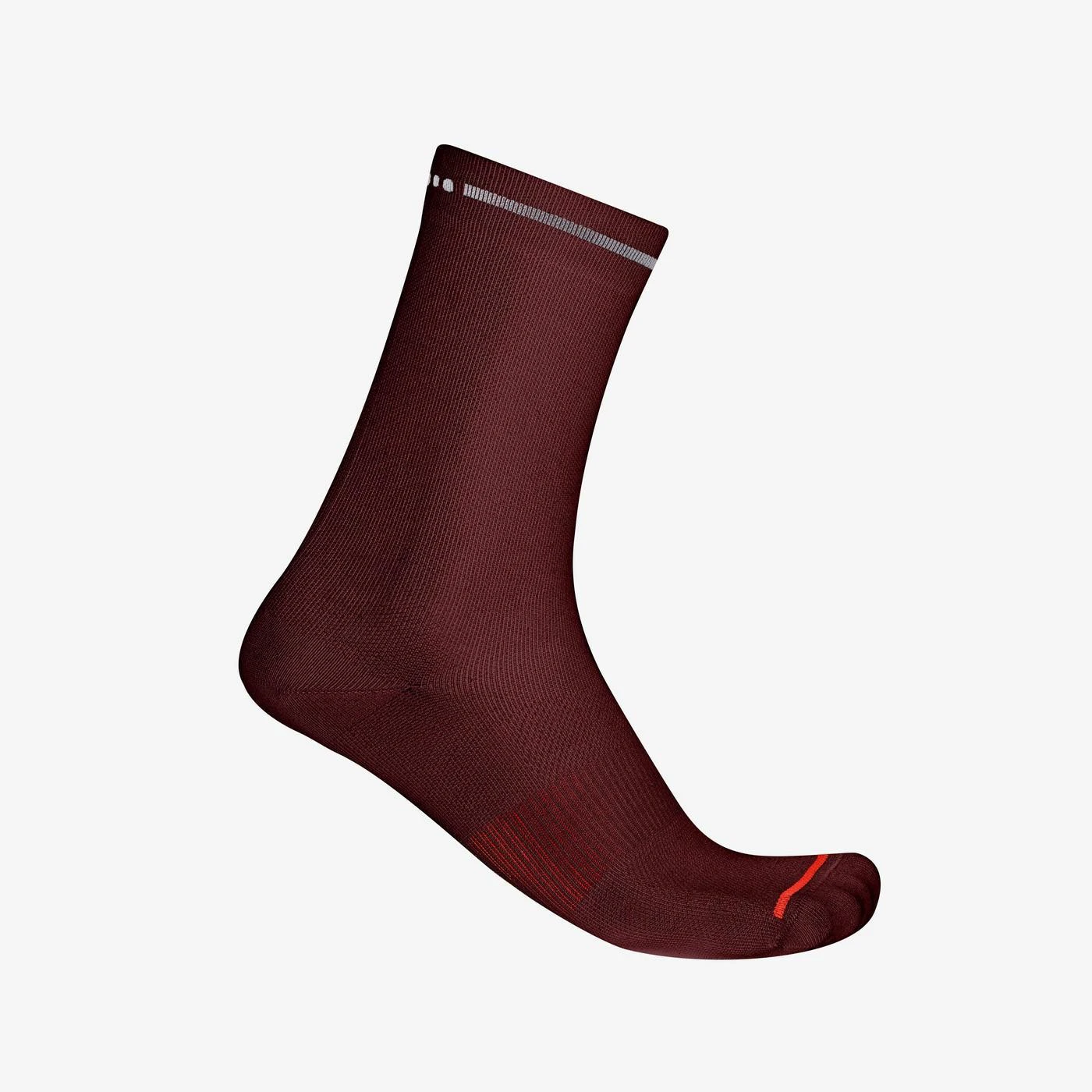 1. Sosete Castelli Premio EVO 18, unisex, visiniu inchis, L/XL, 40-43