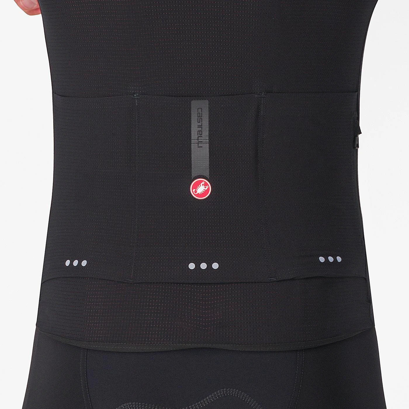 5. Tricou cu maneca scurta Castelli Premio EVO, pentru barbati, negru deschis/negru, M