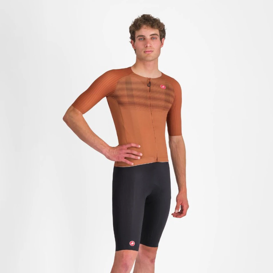 1. Pantaloni scurti cu bretele Castelli Free Aero Race S, pentru barbati, negru, M