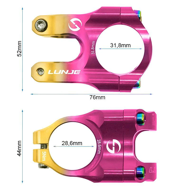3. Pipa EWPM-003 31.8mm roz/galben