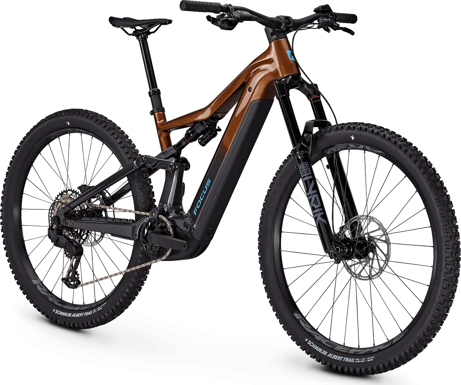 2. Bicicleta Electrica Focus Jam 2 6.8 29 600Wh Gold Brown / Diamond Black - XL(46cm)
