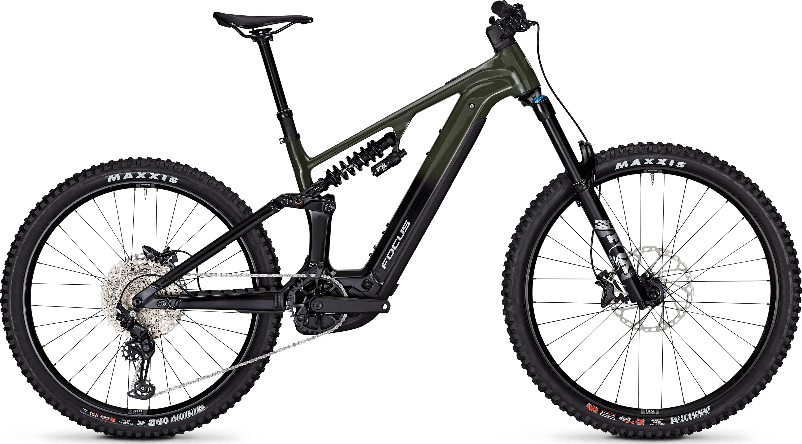 1. Bicicleta Electrica Focus Sam 2 6.8 29 600Wh Urban Green / Magic Black - M(42cm)