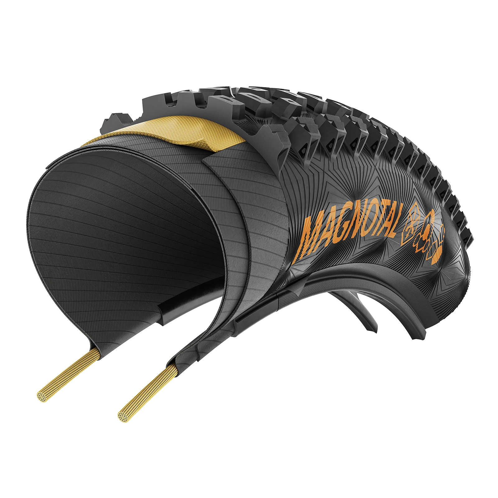 3. Anvelopa pliabila Continental Magnotal Trail Soft 65-622 (29 X 2.60) Soft comp, Tubeless Ready, black/black