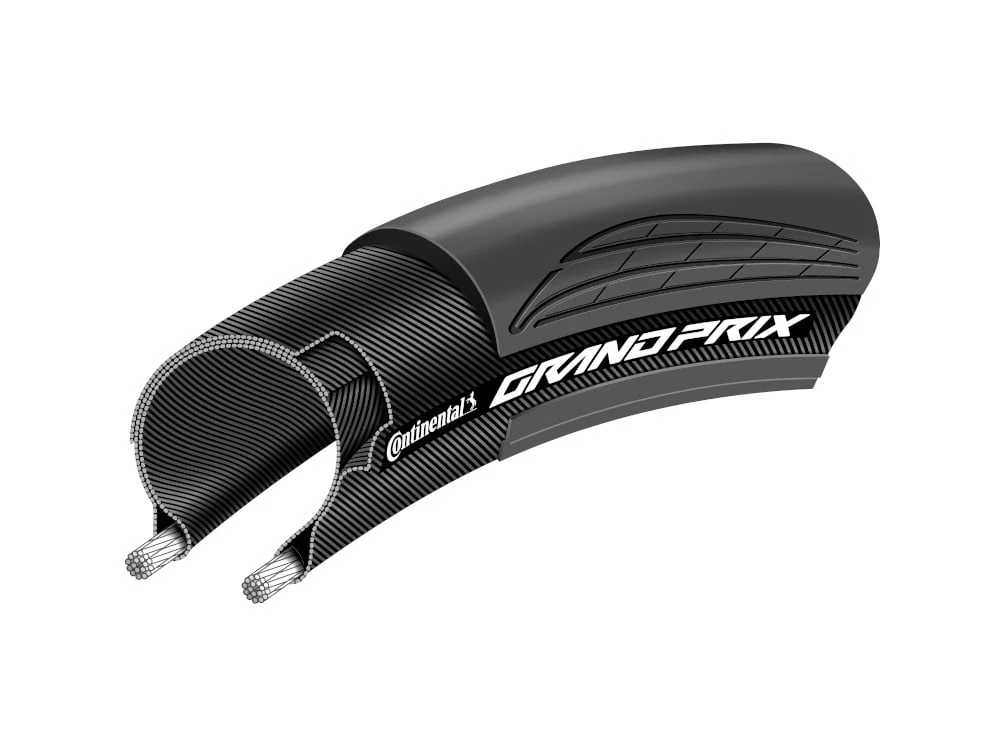 4. Anvelopa pliabila Continental Grand Prix 28-622 Black Chili black/black