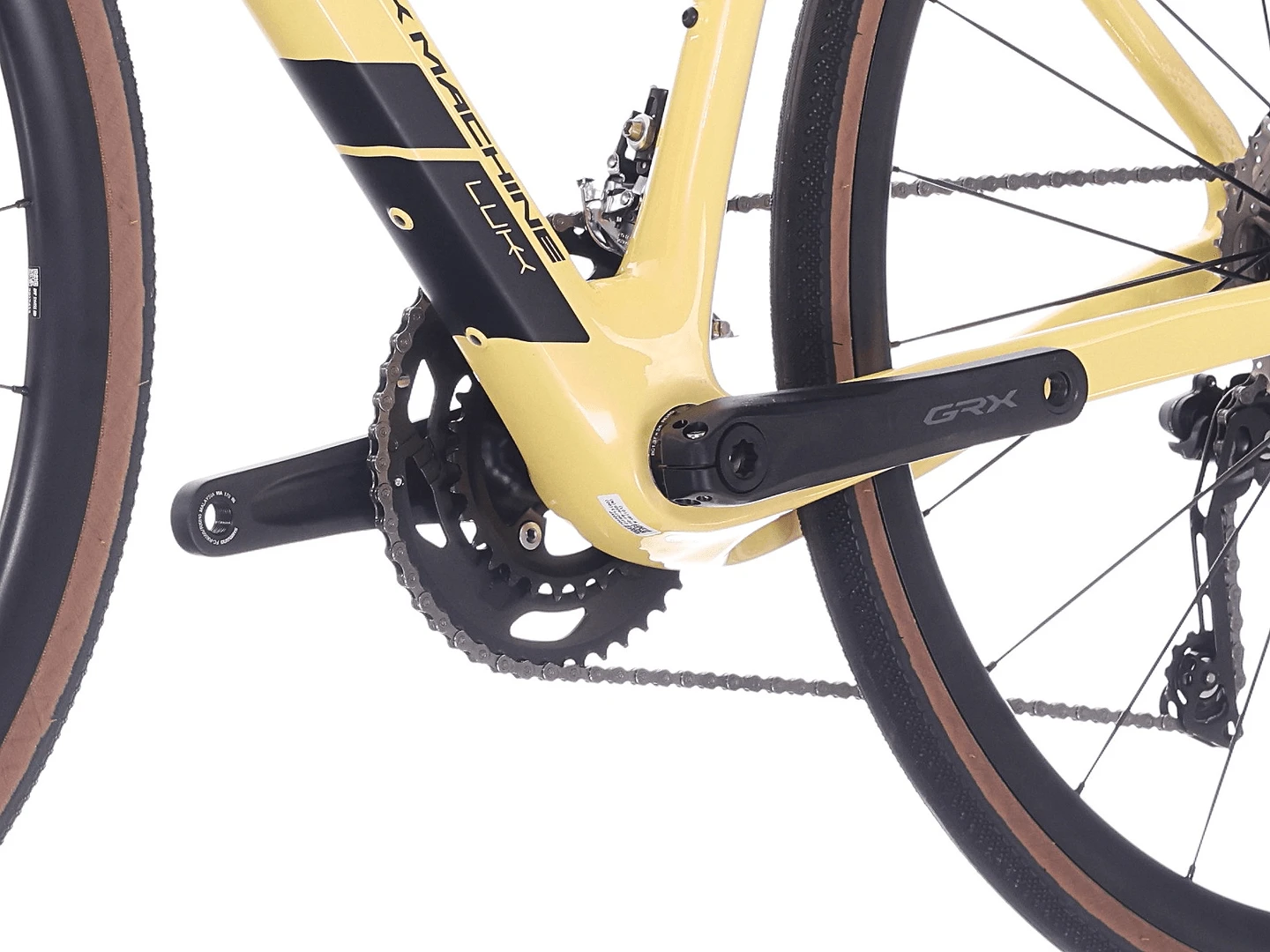 4. Bicicleta Rock Machine Lukk CR 60 28 Gloss Sulfur Yellow 52cm - (M)