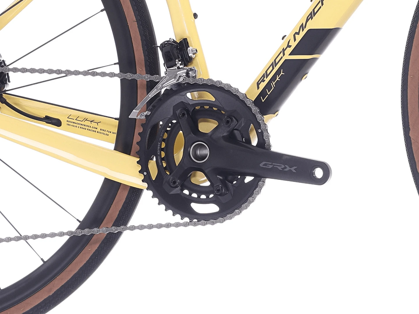 8. Bicicleta Rock Machine Lukk CR 60 28 Gloss Sulfur Yellow 52cm - (M)