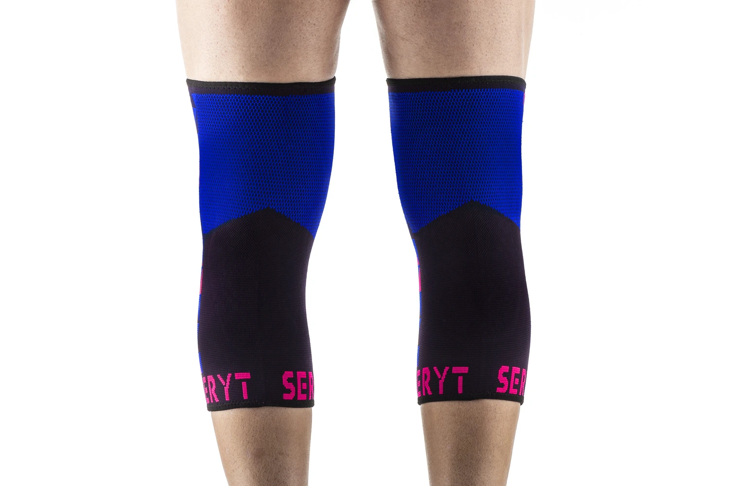 6. Protectii genunchi Seryt Arlecchino Pink Blue M