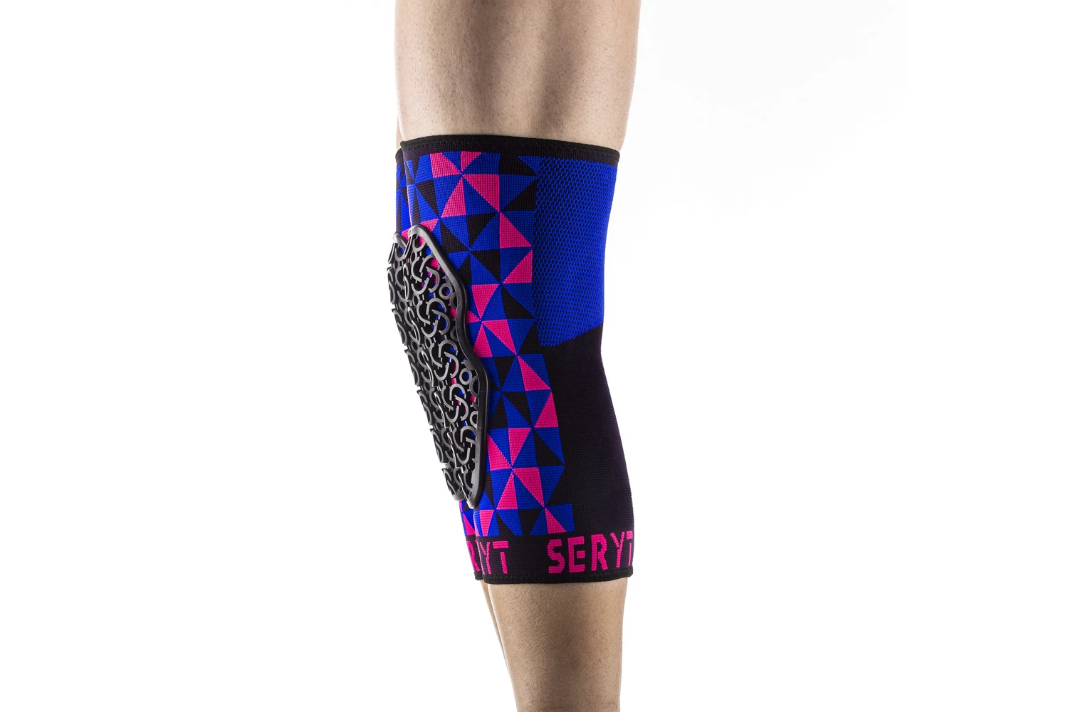8. Protectii genunchi Seryt Arlecchino Pink Blue M