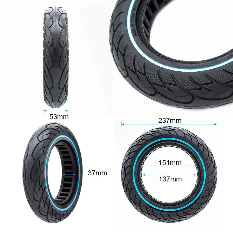 4. Anvelopa plina trotineta Ultra-Light Nedong 10x2.125-6.1/B34 Blue Line