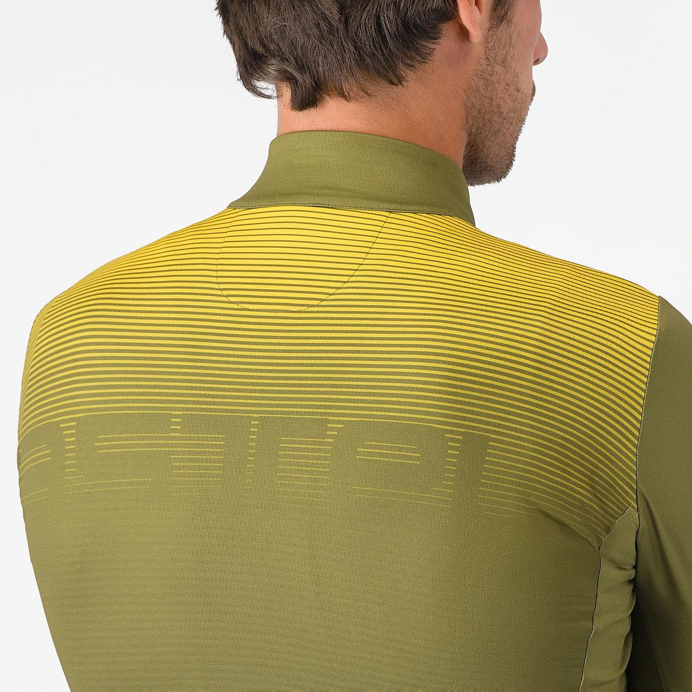 4. Tricou cu maneca lunga Castelli Apice Thermal Salvie/Albastru/Mango Mojito S