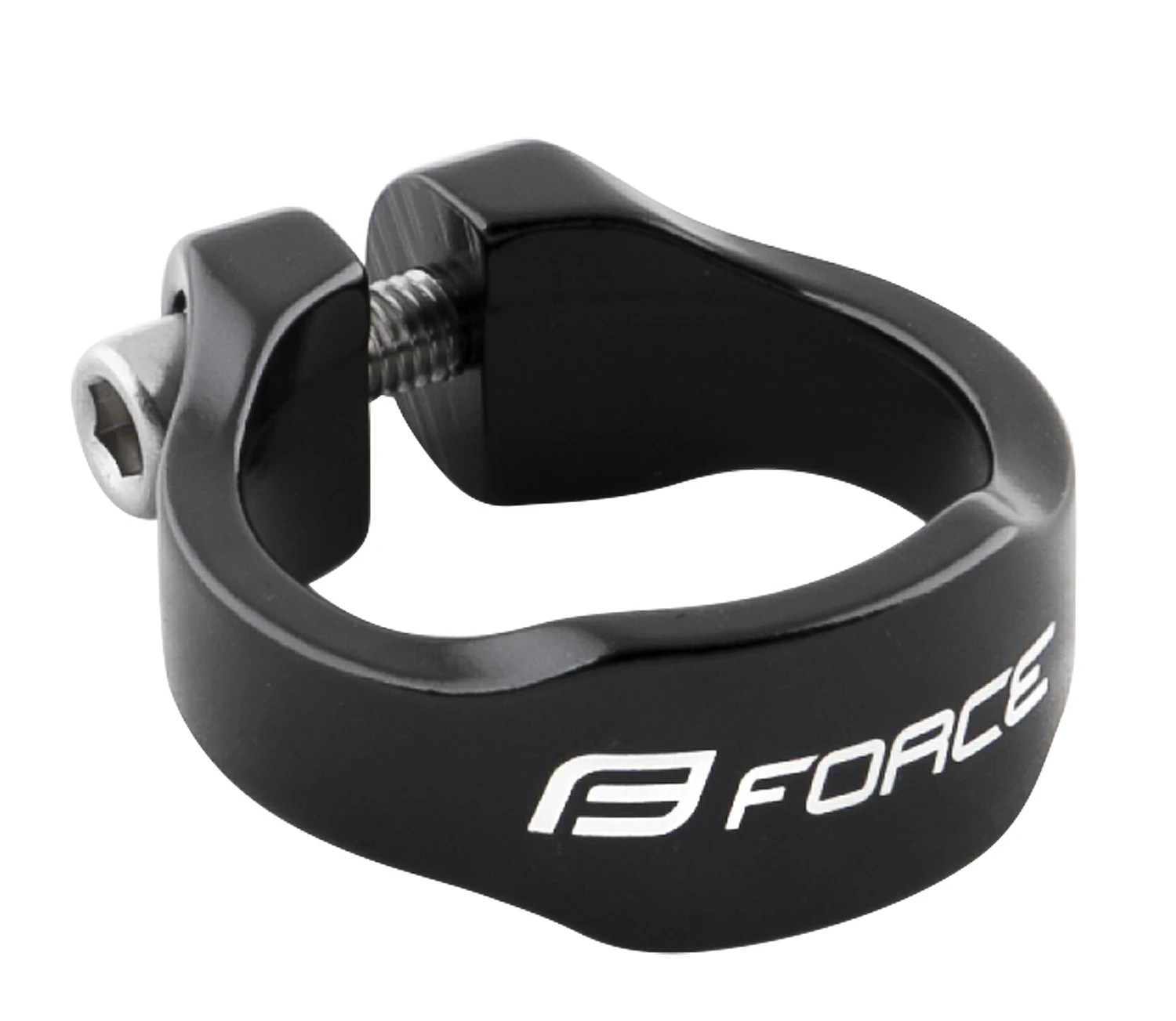 1. Colier Force 31.8mm al. negru