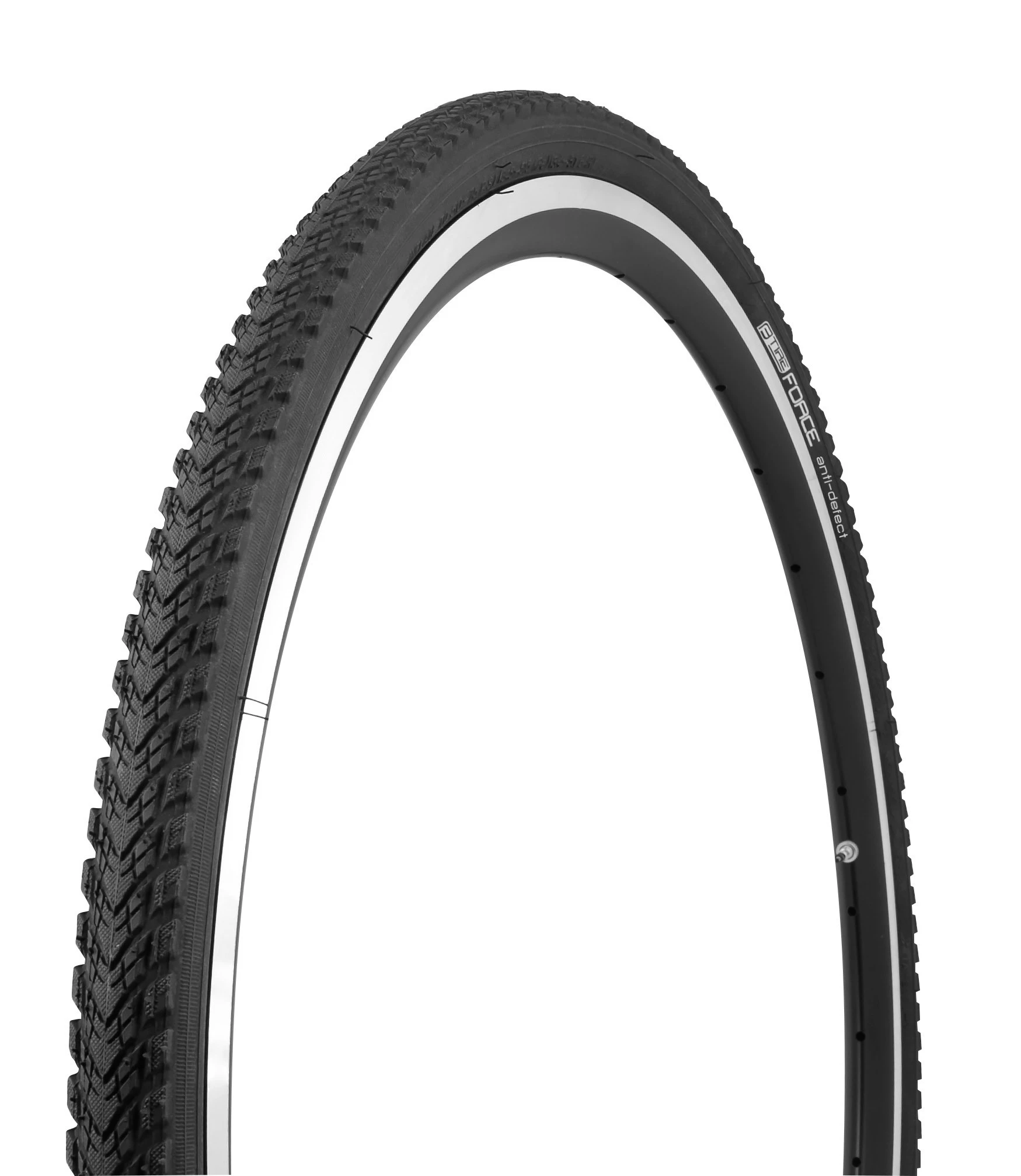 1. Anvelopa Force 700 x 38C, IA-2068 ANTIDEFEKT Negru