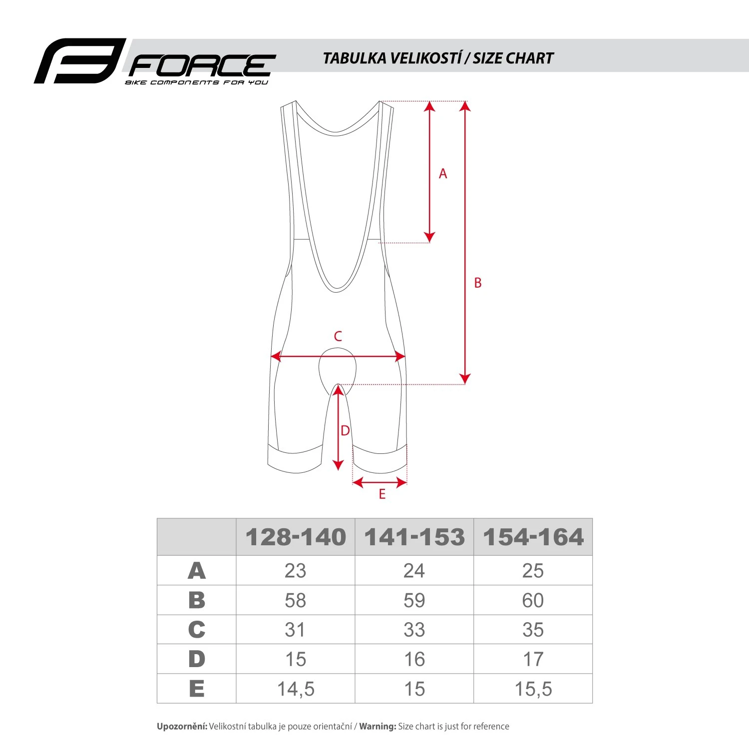6. Pantaloni scurti cu bazon si bretele Force Kid Victory gri154-164 cm