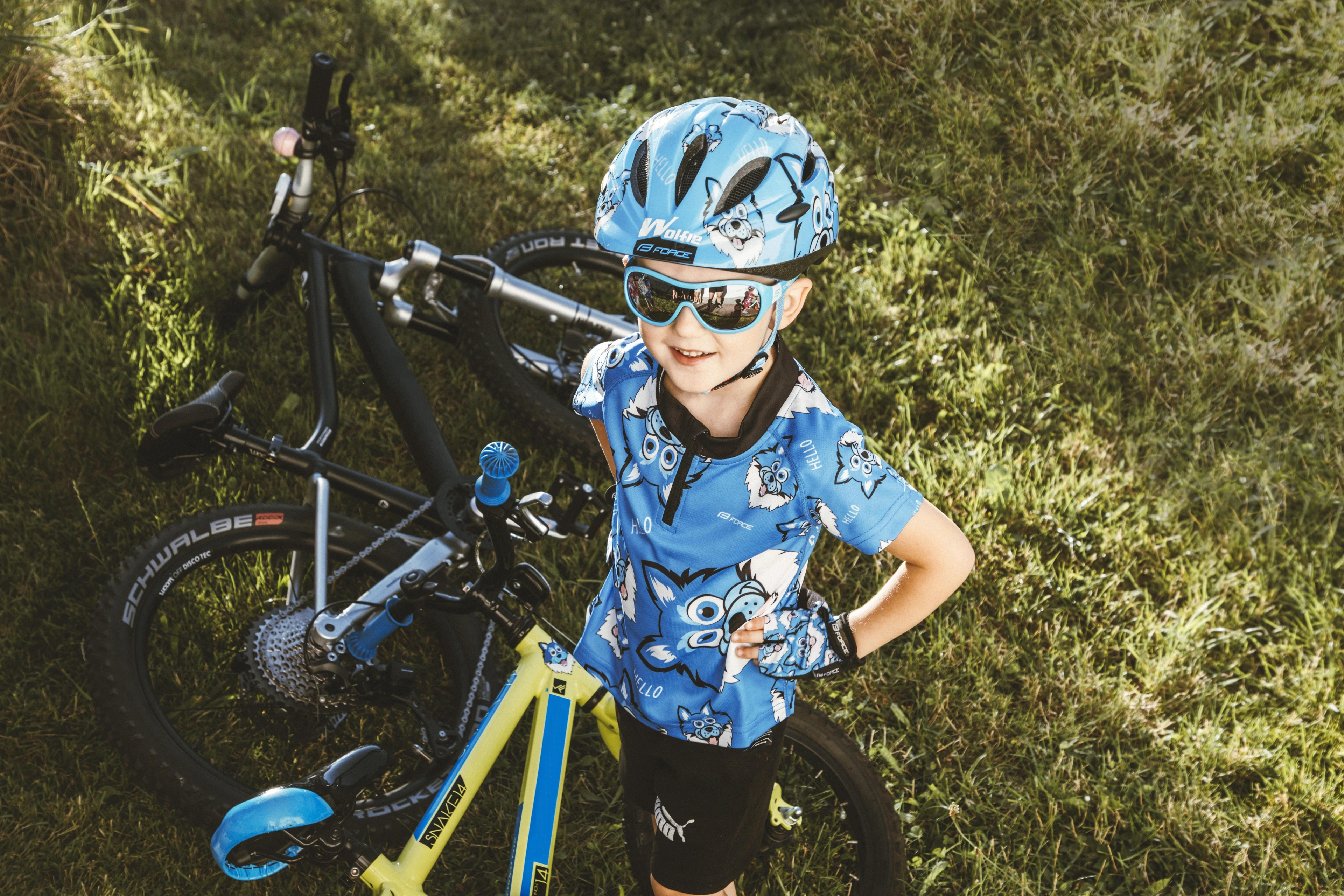 3. Manusi Force WOLFIE KID, albastru XL
