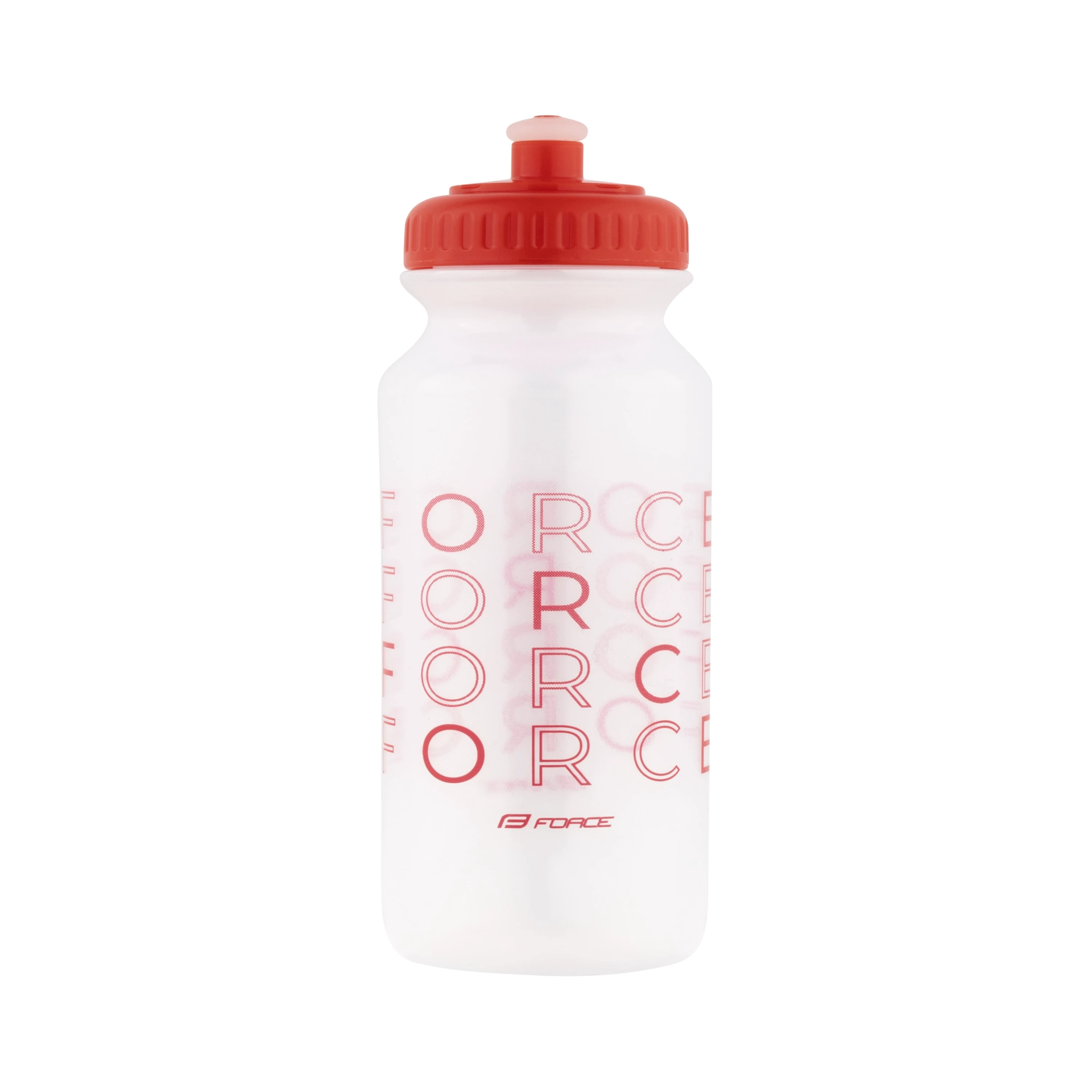 1. Bidon Force ENJOY 500ml, transparent-rosu