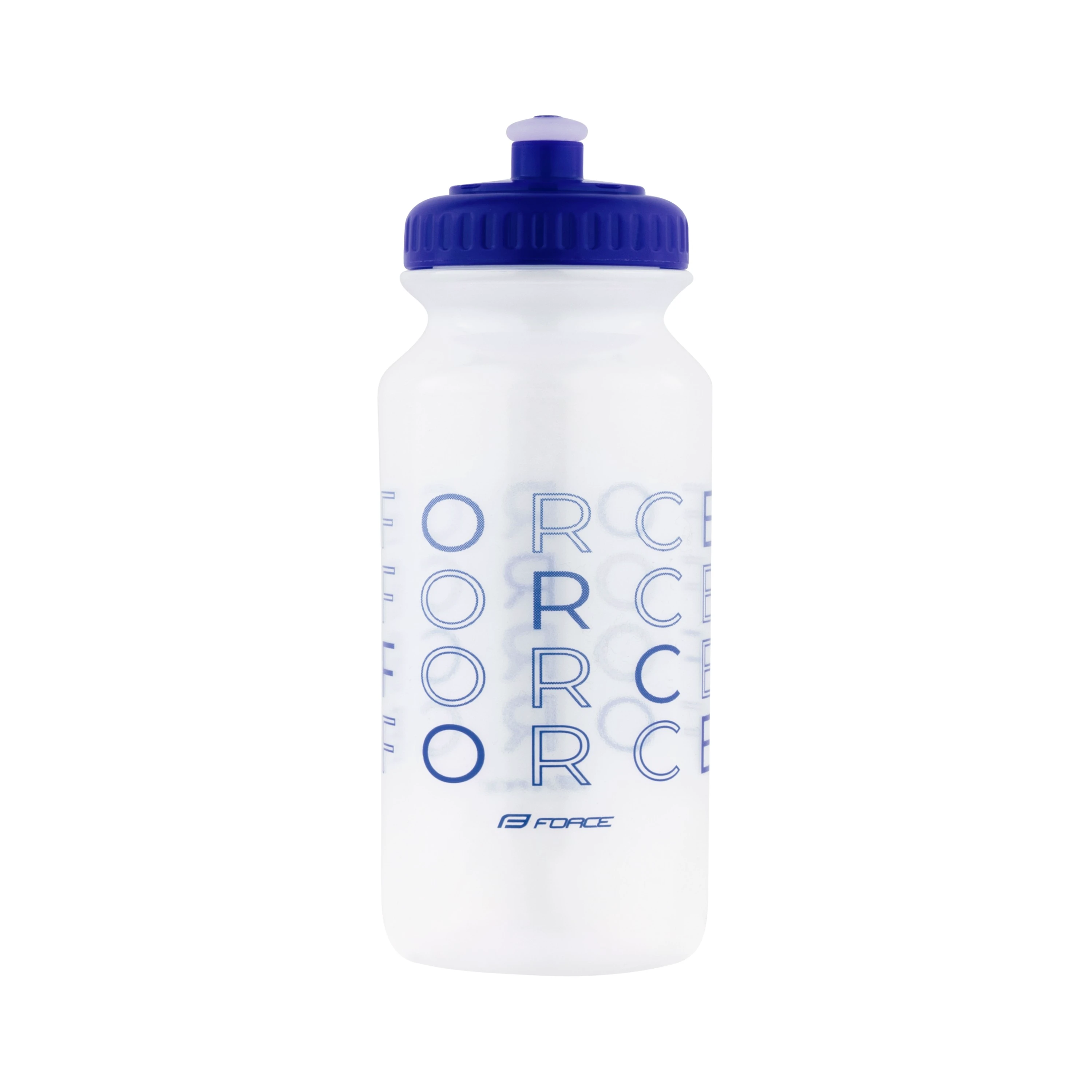 1. Bidon Force ENJOY 500ml, transparent-albastru