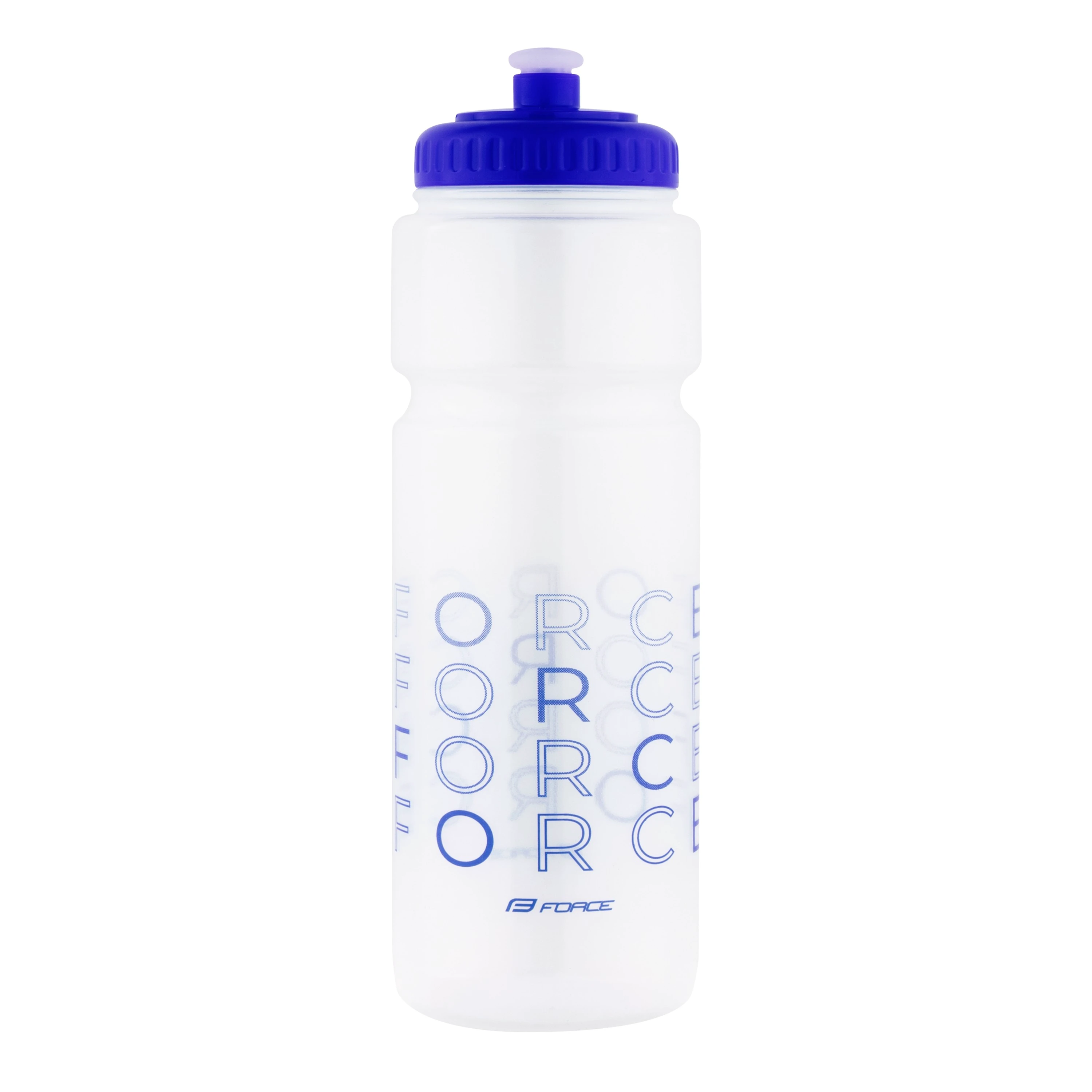 1. Bidon Force ENJOY 750ml, transparent-albastru