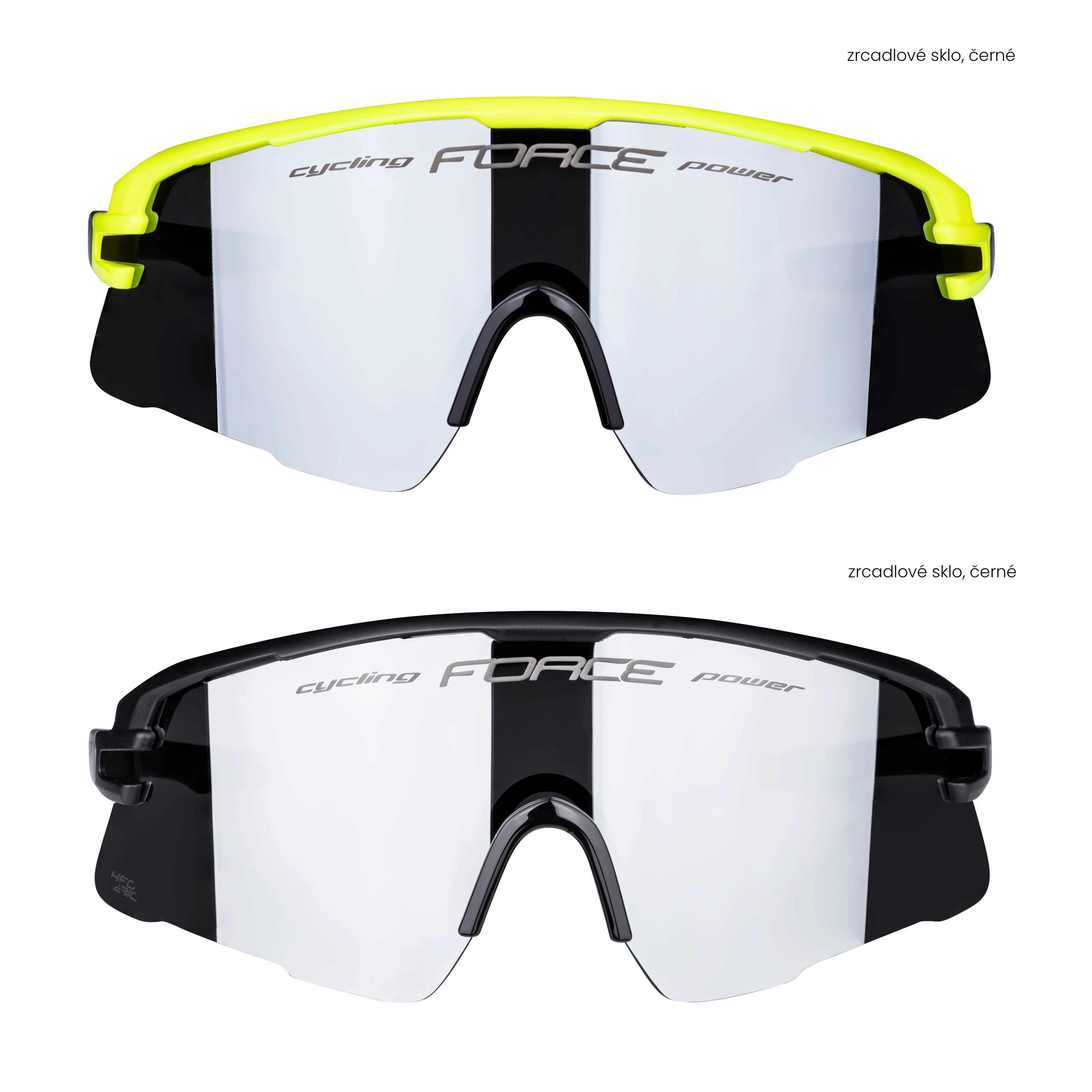 3. Set 2 perechi Ochelari Force Ambient negri lentile negre + transparente