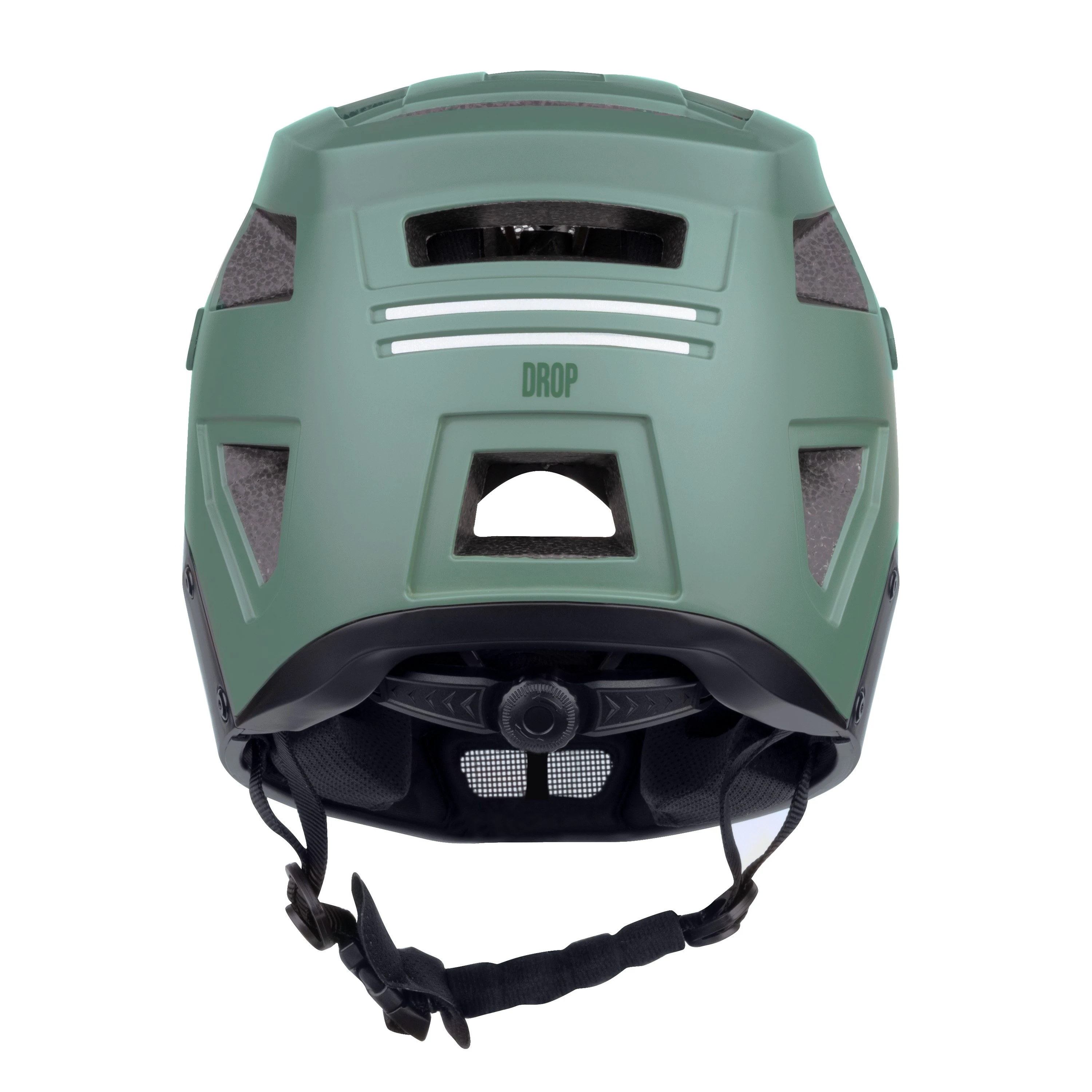 4. Casca Force DROP downhill, verde-negru XS-S