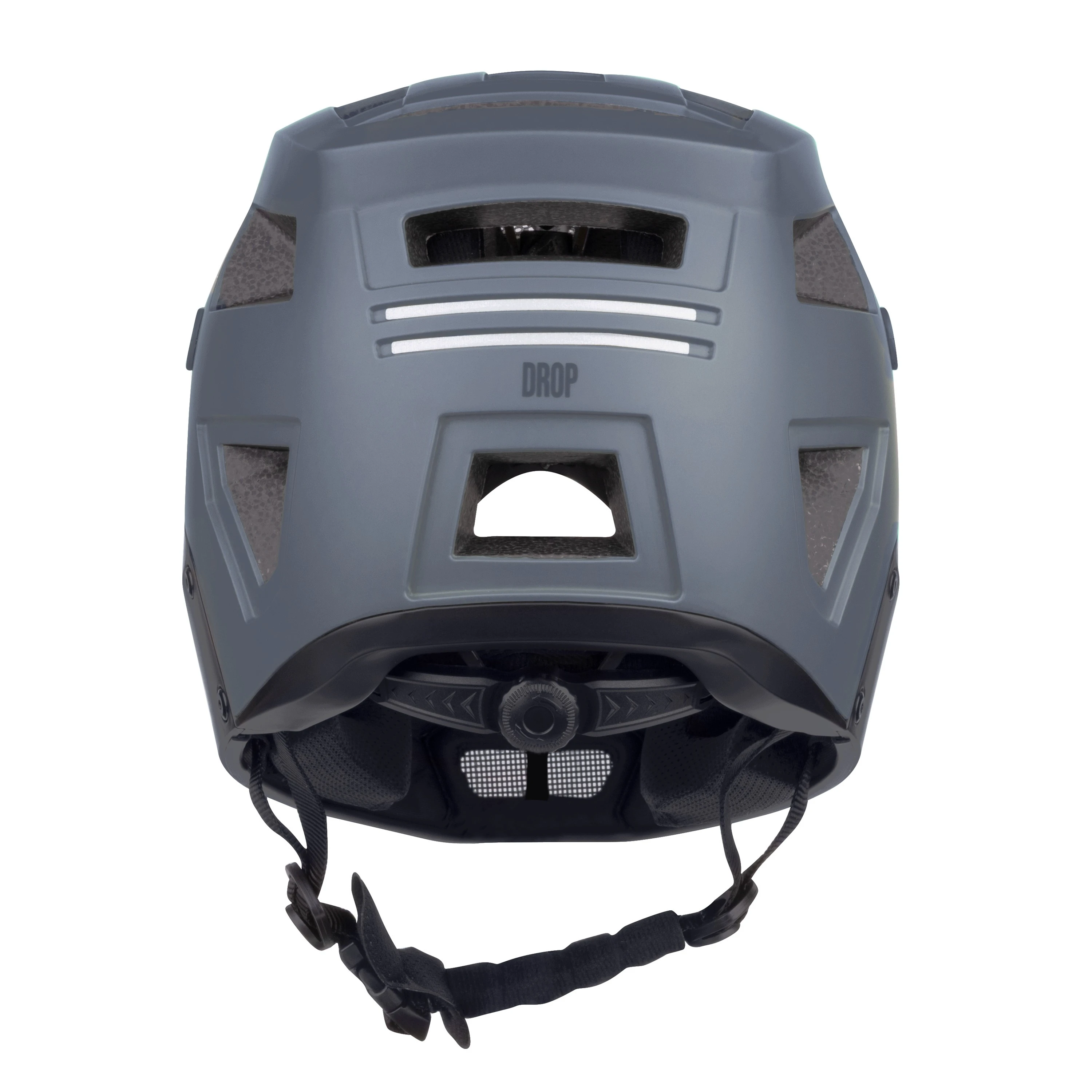 4. Casca Force DROP downhill, gri-negru XS-S