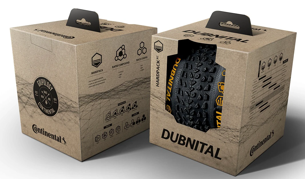 4. Anvelopa pliabila Continental Dubnital Race Rapid 55-622 (29 X 2.20) Rapid comp, Tubeless Ready, black/black