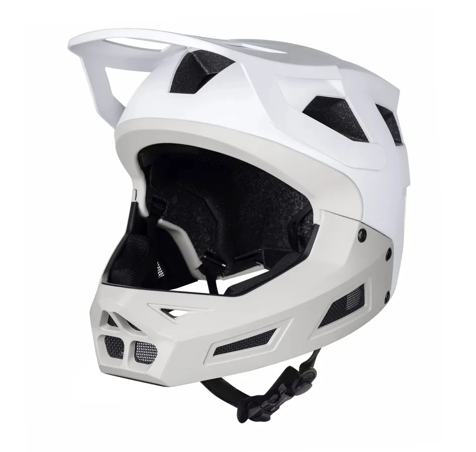 1. Casca Force DROP downhill, alb-gri L-XL