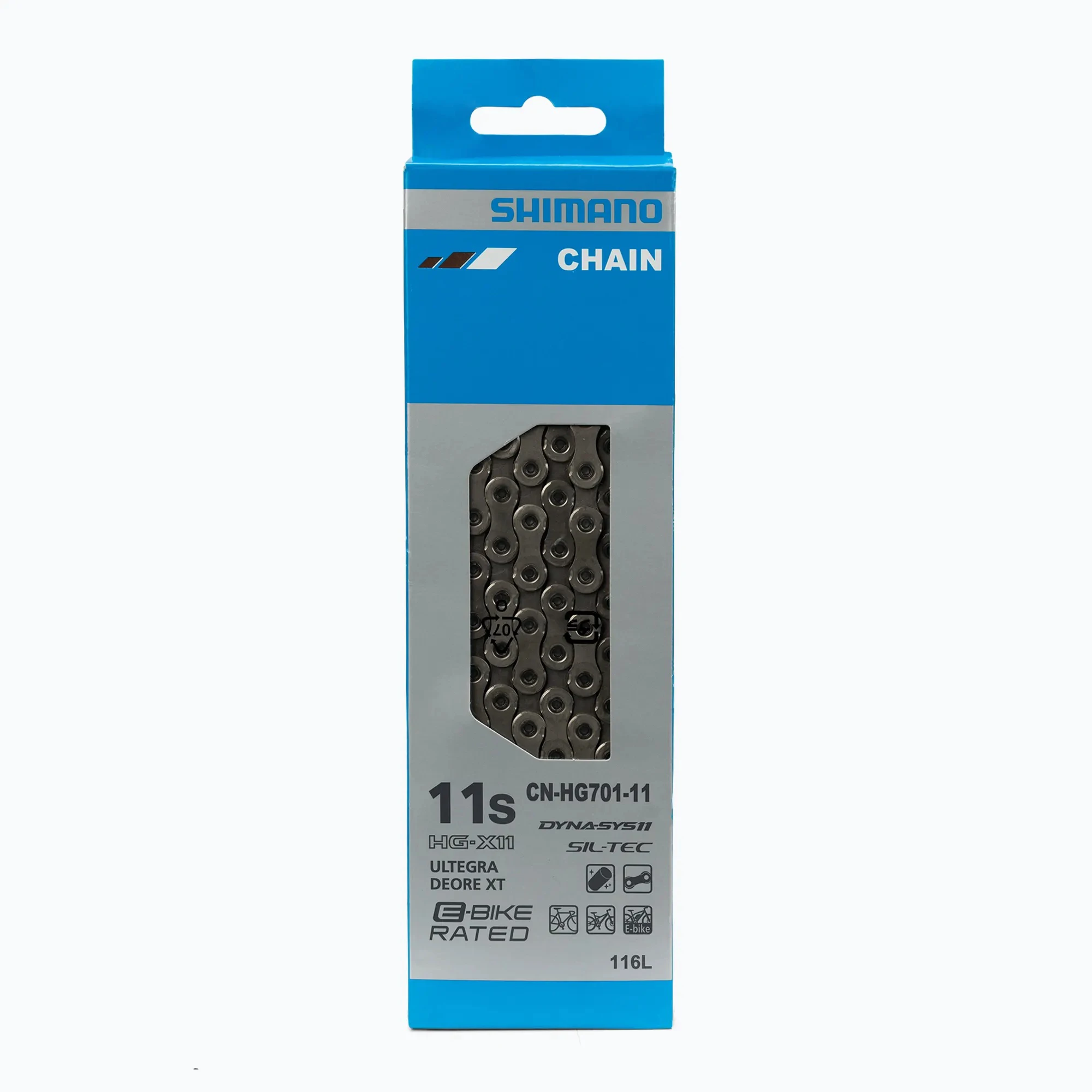 1. Lant Shimano CNHG6701-11 11v 116 zale, cu Quick Link