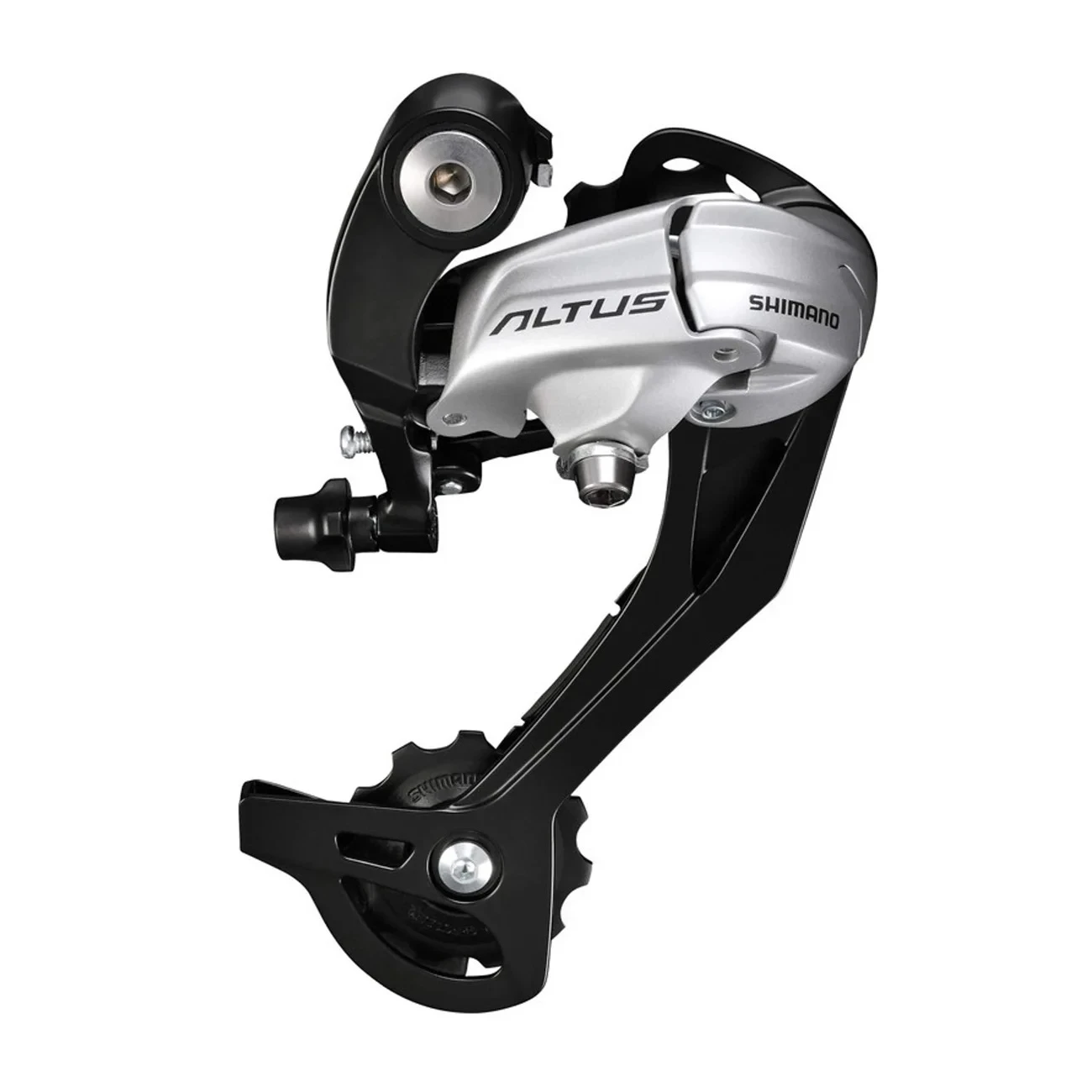 1. Schimbator spate Shimano Altus RD-M370-S-SGS, 9 VIT., PRINDERE DIRECTA, ARGINTIU