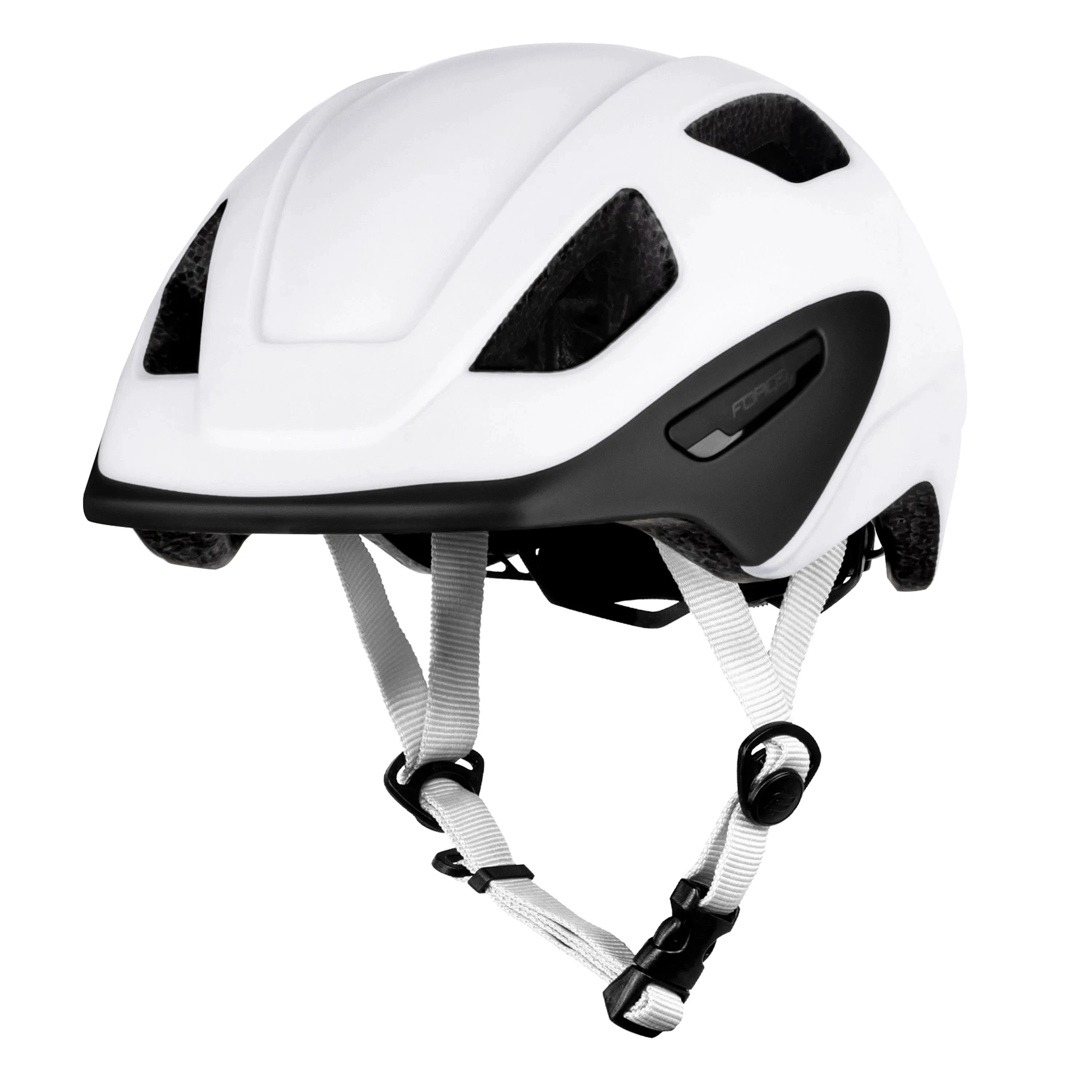 1. Casca copii Force AKITA Junior, alb S-M
