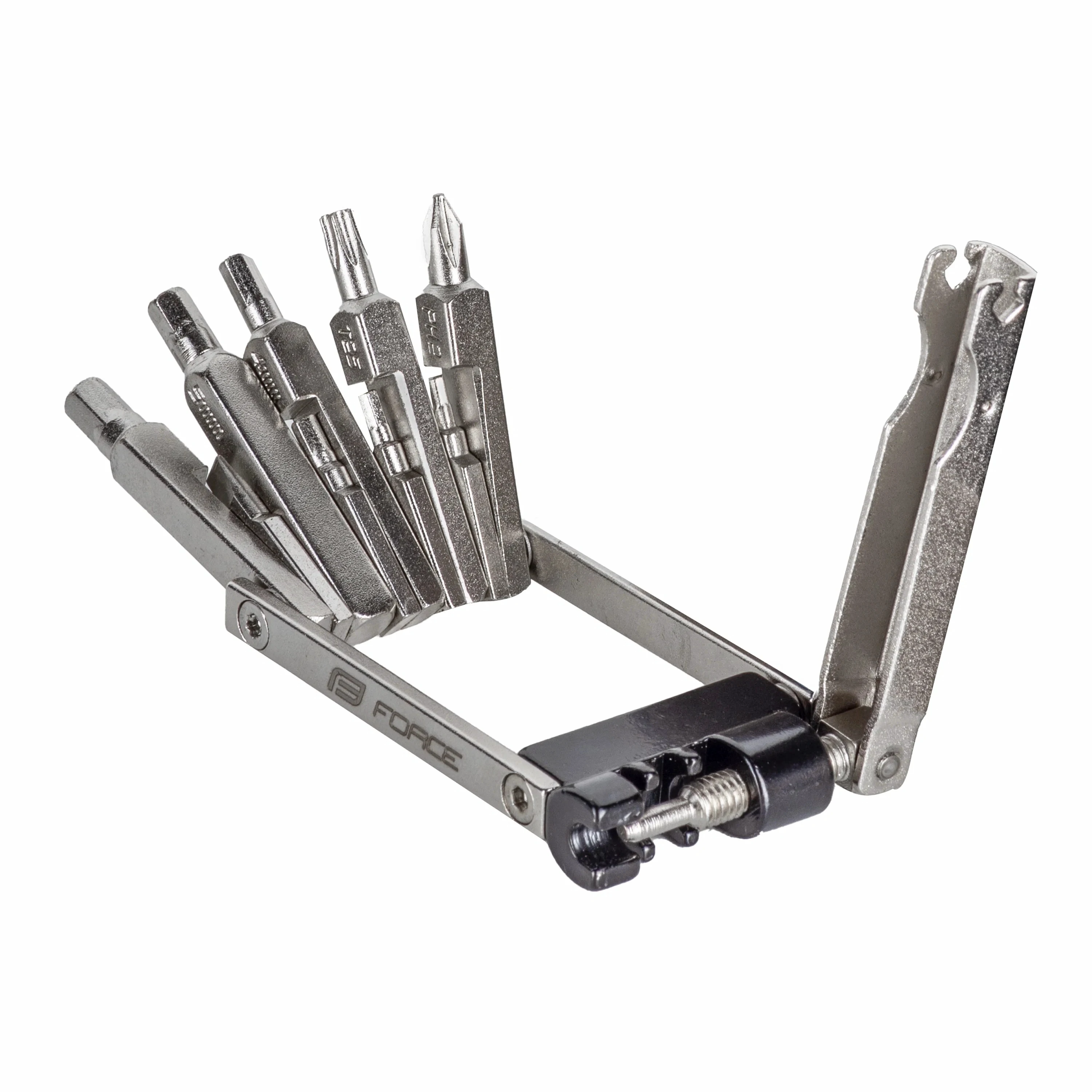 1. Set scule Force 12 functii cu cheie lant