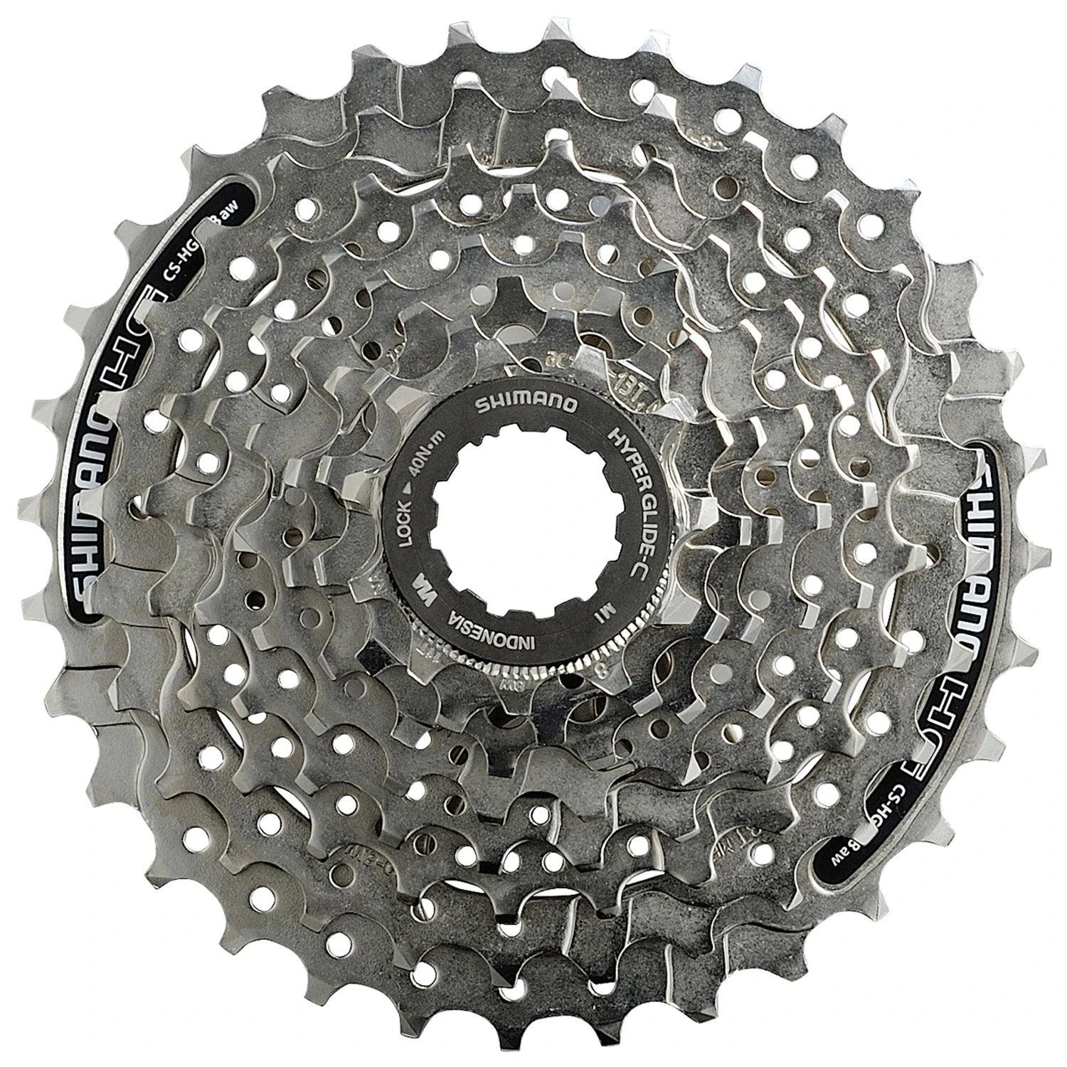 1. Caseta de pinioane Shimano Acera CS-HG41-8, 8 viteze, 11-32T