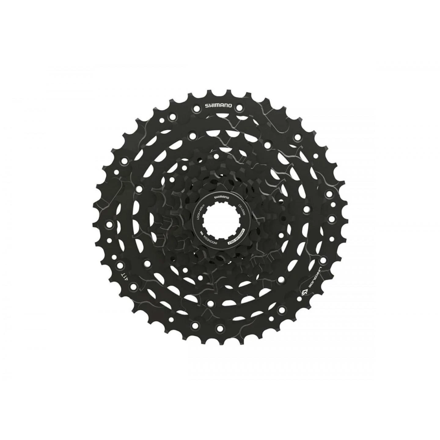 1. Caseta de pinioane Shimano CUES CS-LG300-9, 9 viteze, 11-41T