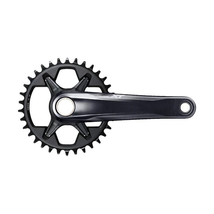 1. Angrenaj pedalier Shimano Deore XT FC-M8120-1, foaie 36T, brate 175mm, 12 vit., Hollowtech 2, fara BB, RESIGILAT