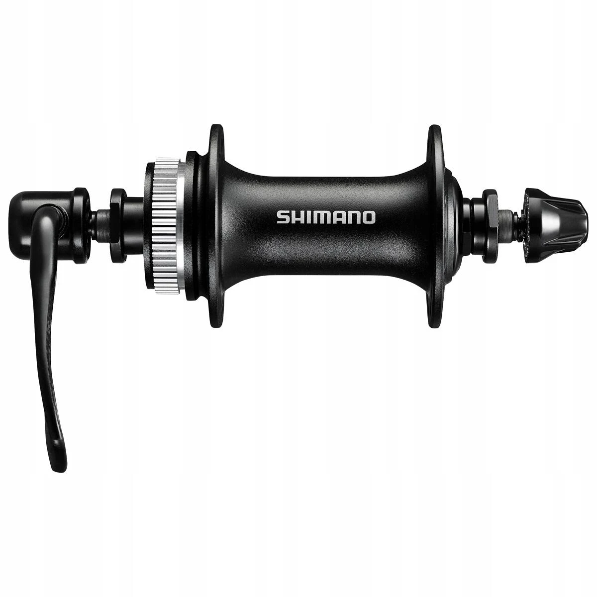 1. Butuc fata Shimano Acera HB-M3050, Center Lock, 36H, OLD 100mm, Negru