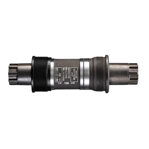 1. Butuc pedalier Shimano BB-ES300, BSA, ax Octalink, fara suruburi, 68-118mm