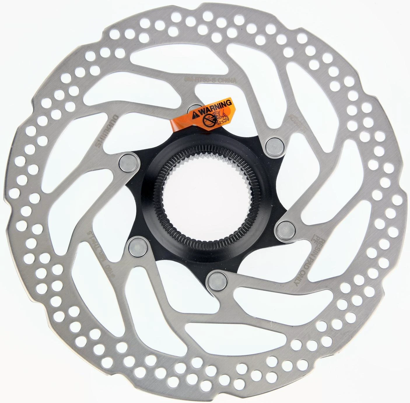 1. Disc frana Shimano SM-RT30-S, Center Lock, piulita cu caneluri interne si magnet, 160mm