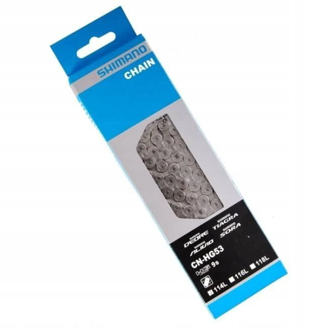 1. Lant Shimano CN-HG53, 9 viteze, HG, 114 zale, fara nit final, nit conectare X1