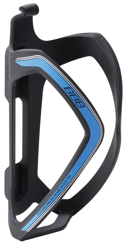 1. BBB Suport bidon BBC-36 FlexCage negru mat/albastru