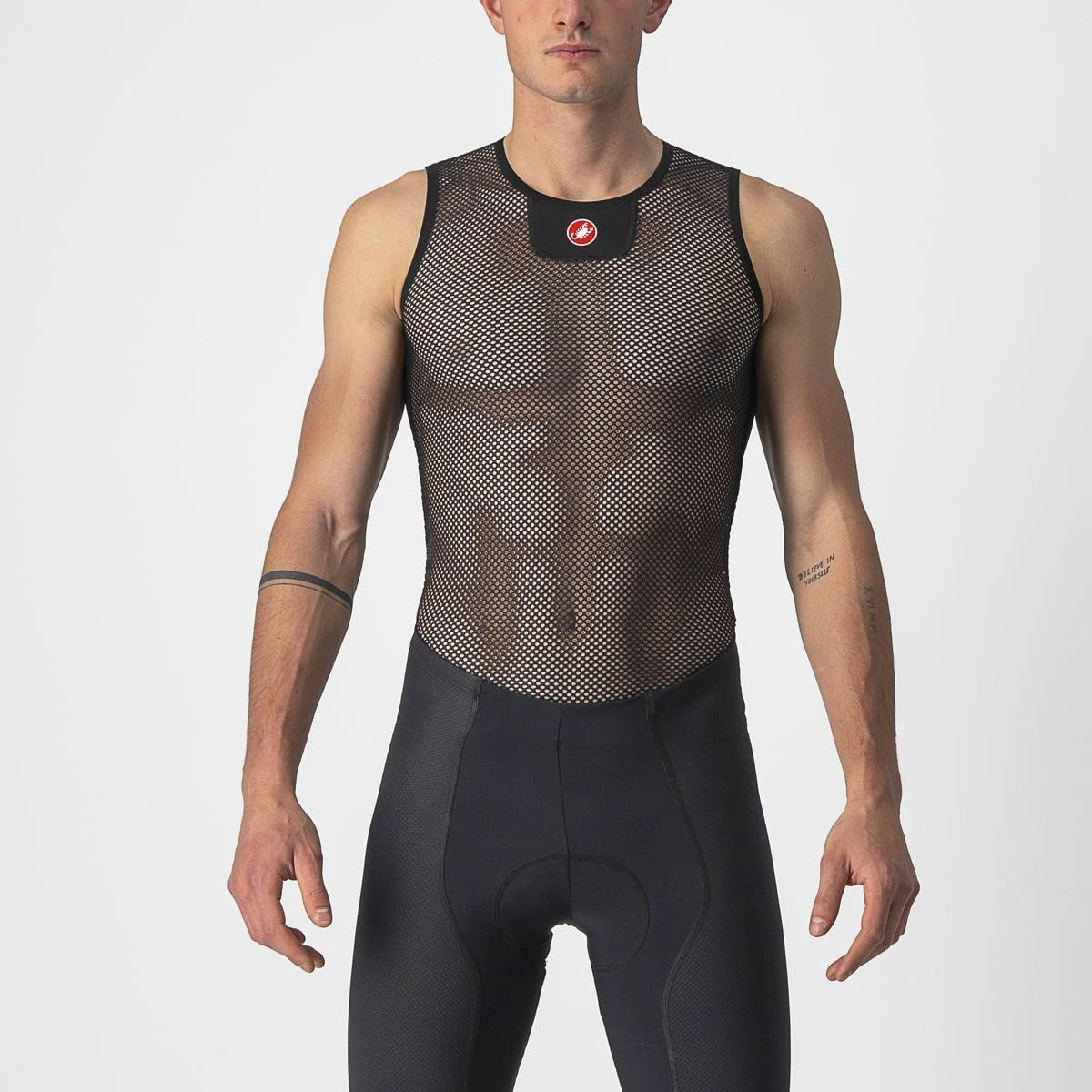 1. Bluza de corp fara maneci Castelli Core Mesh 3 SL, pentru barbati, negru, S/M