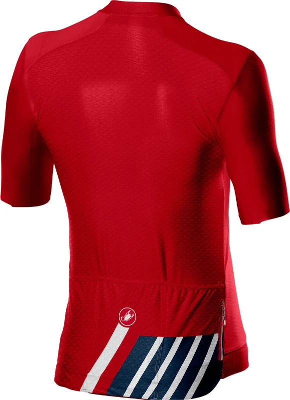 1. Tricou cu maneca scurta Castelli Hors Categorie Rosu M