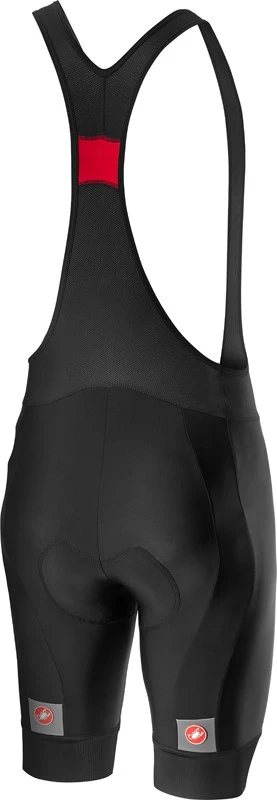 1. Pantaloni scurti cu bretele Castelli Entrata, Negru, S