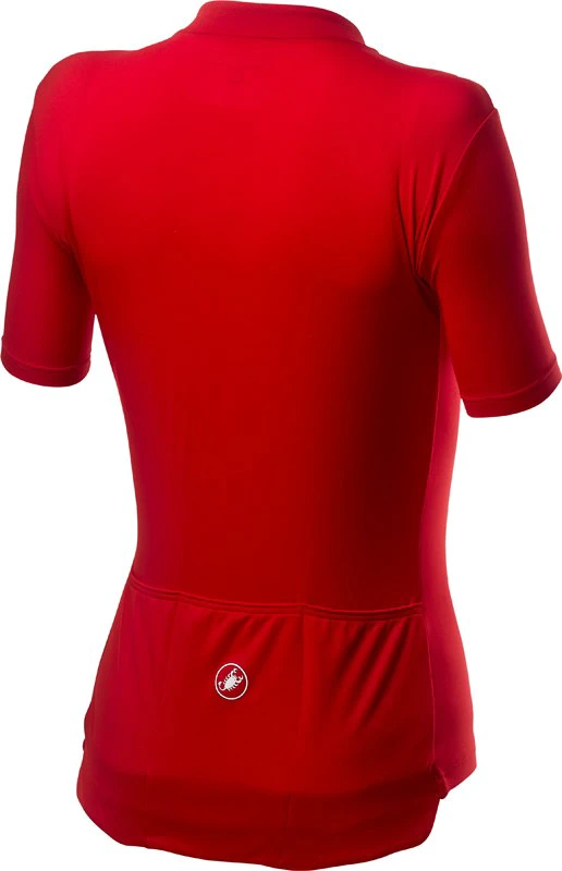 1. Tricou cu maneca scurta Castelli Anima 3 Dama Rosu/negru M