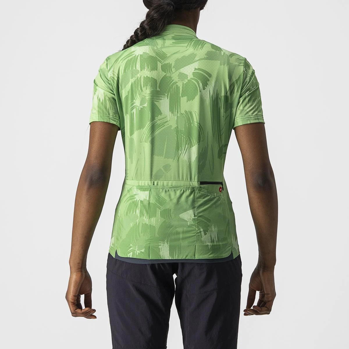 2. Tricou cu maneca scurta Castelli Unlimited, Sentiero, de dama, Vernil, M