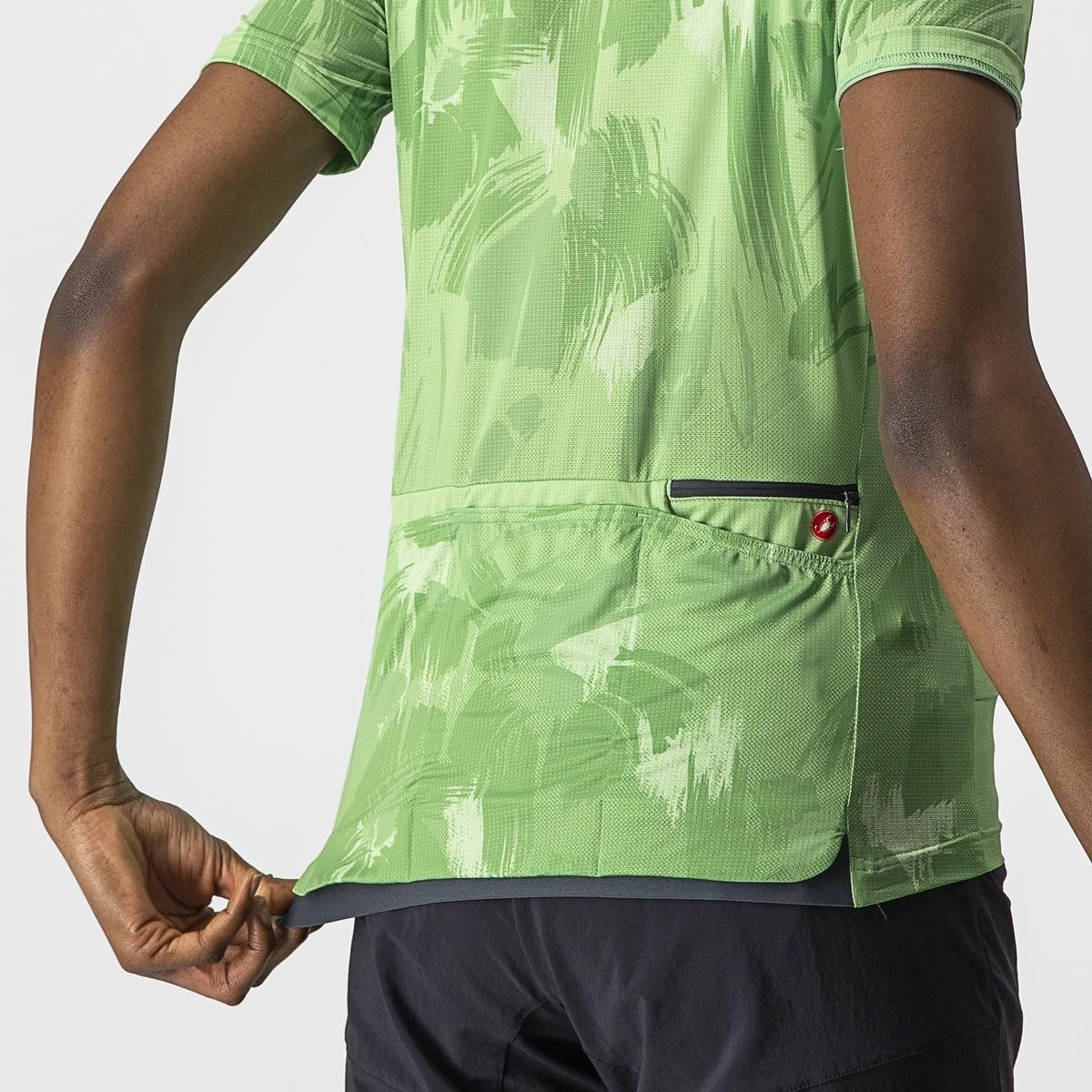 5. Tricou cu maneca scurta Castelli Unlimited, Sentiero, de dama, Vernil, M