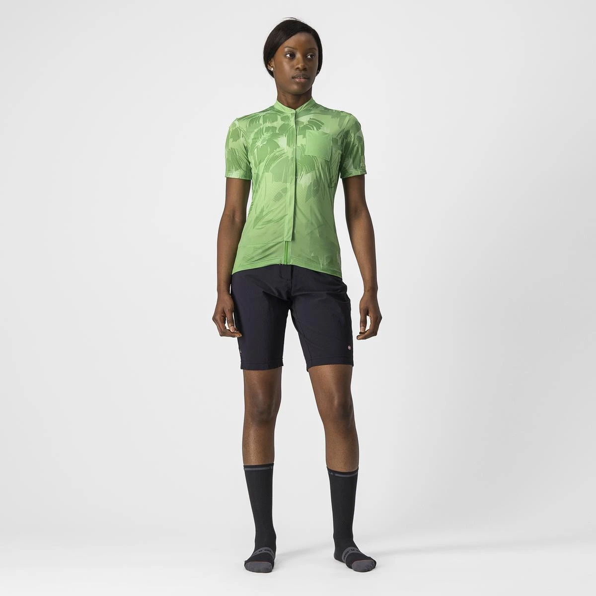 6. Tricou cu maneca scurta Castelli Unlimited, Sentiero, de dama, Vernil, M