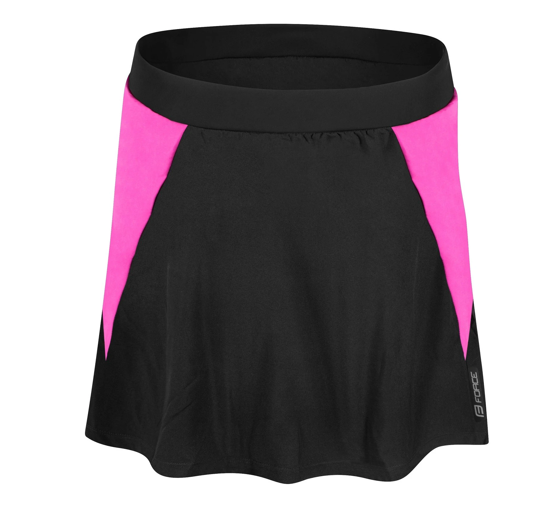 1. Fusta cu pantaloni scurti cu bazon Force Daisy negru/roz M