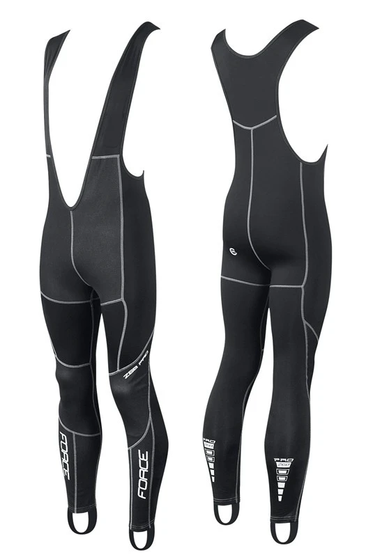 1. Pantaloni lungi cu bretele fara bazon Force Windster Z68 PRO negri M
