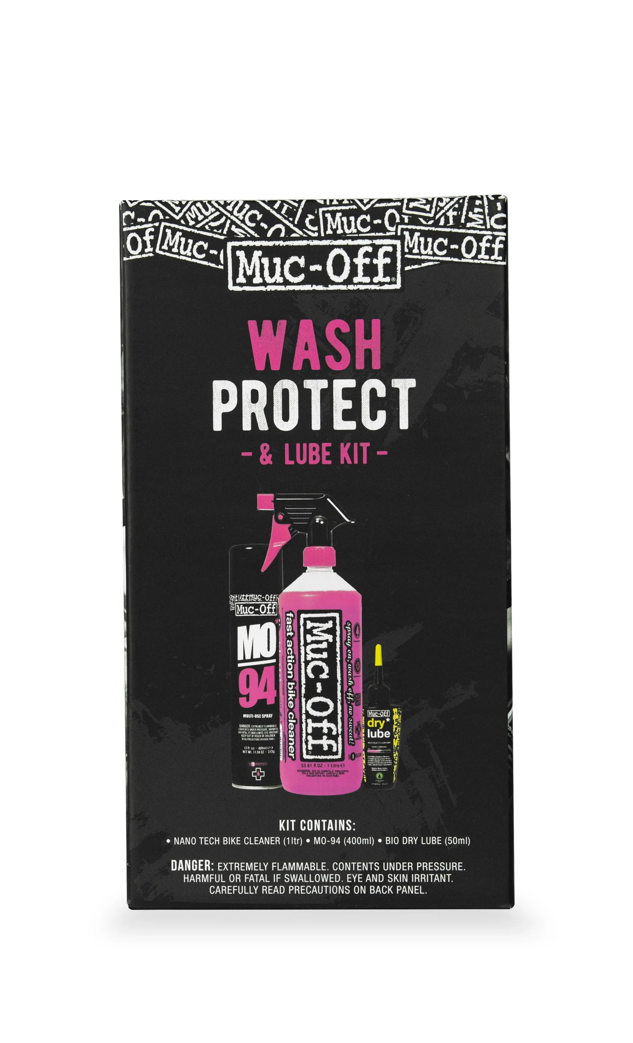 1. Muc-Off Wash Protect and Lube Kit (Dry Lube Version)