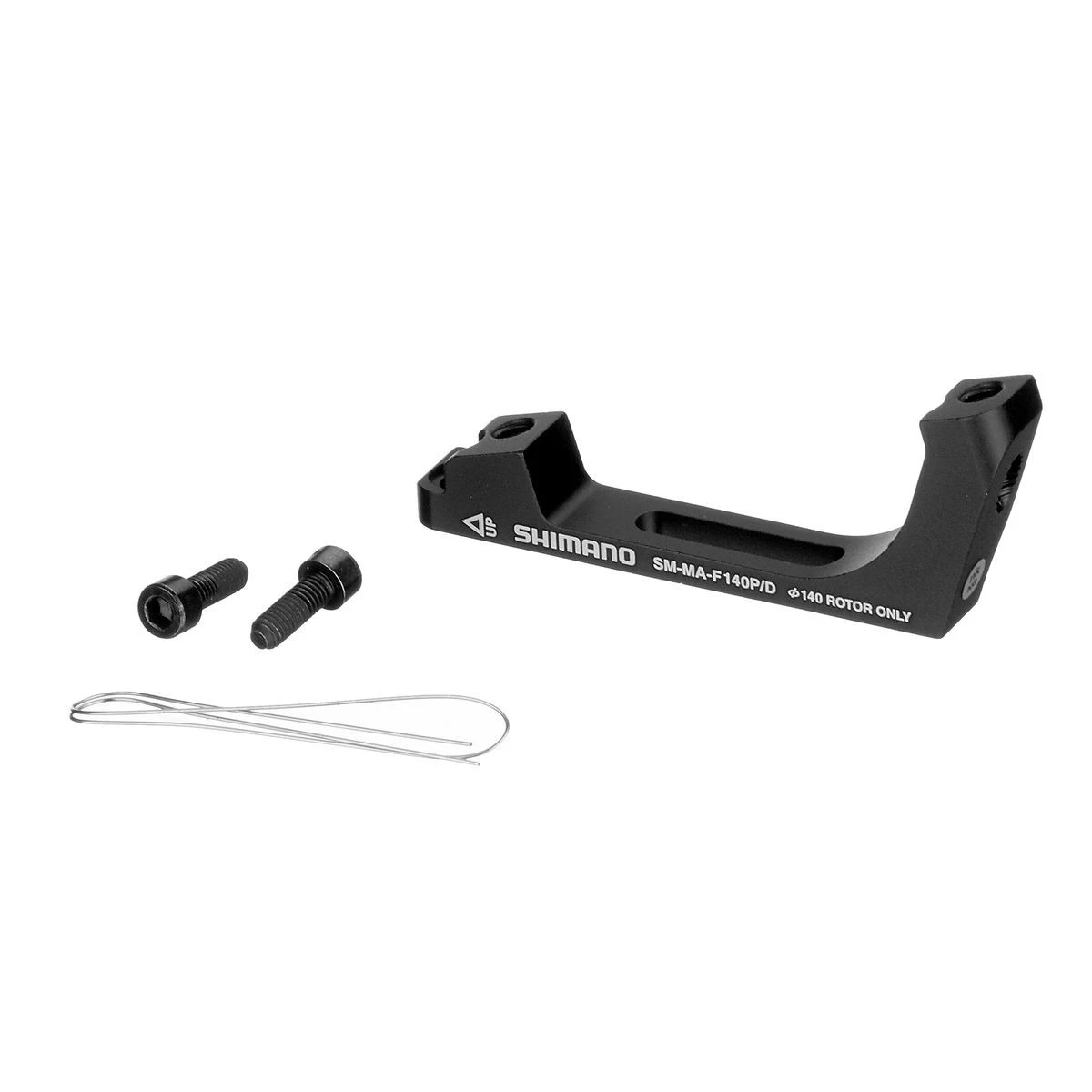 2. Adaptor etrier fata Shimano Post/Flat 140 mm negru (ISMMAF140PDA)